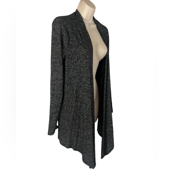 Philosophy Draping Charcoal Grey Open Cardigan for Women, Size L - Picture 2 of 9